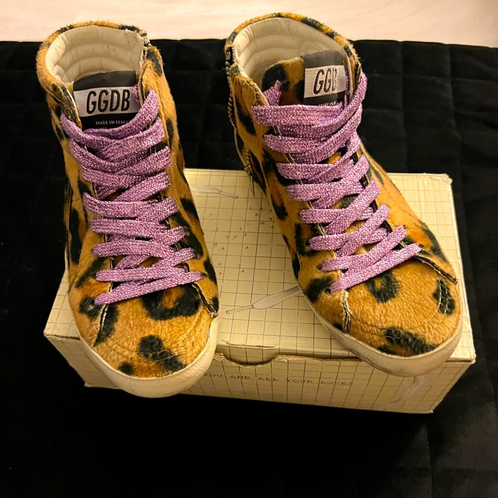 Golden Goose Kids Leopard Sneaker